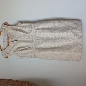 Liz Claiborne dress size 16 color Ivory and gold